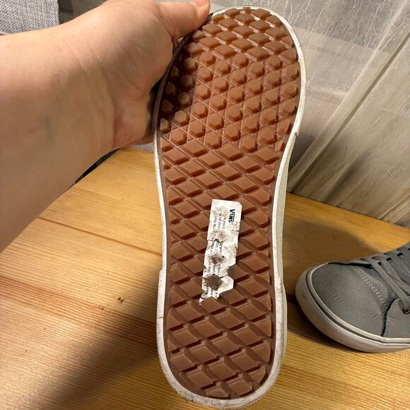 Vans Sk8-Hi MTE Gray Suede Sherpa Lined High Top Sneakers Women’s 8 - Picture 6 of 14